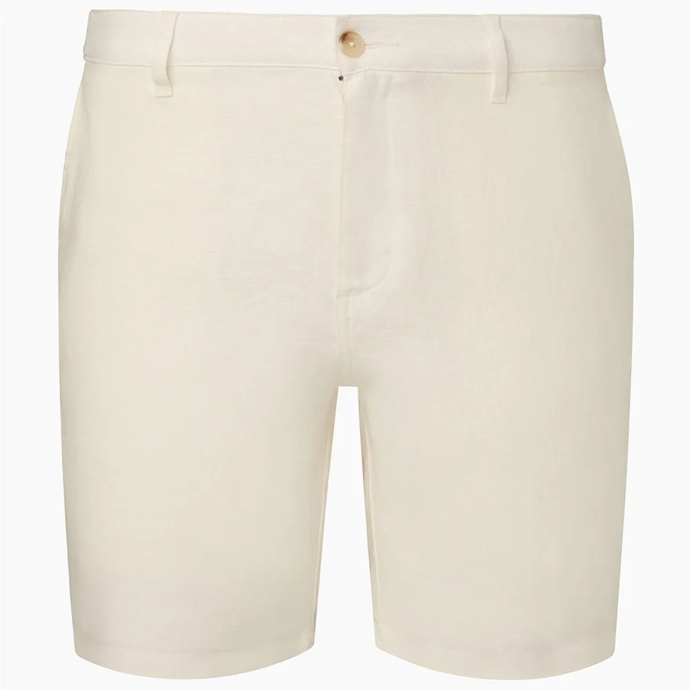 NWT Onia Linen Fixed-Waist Short Size 32